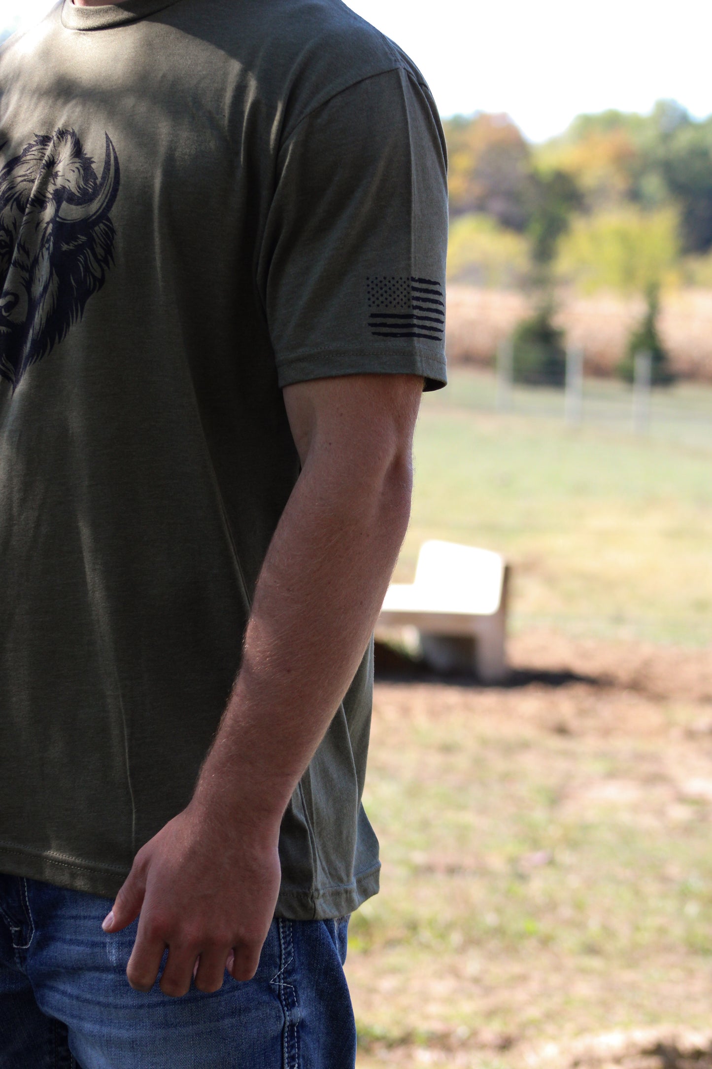 Bison Head Tee